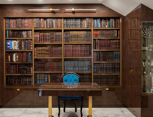 Custom Cabinets for Home Library Westmount