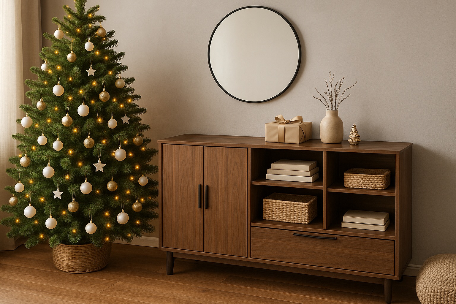 Festive Living Room Storage Festive Living Room Storage