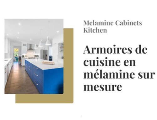 Armoires de cuisine en mélamine sur mesure